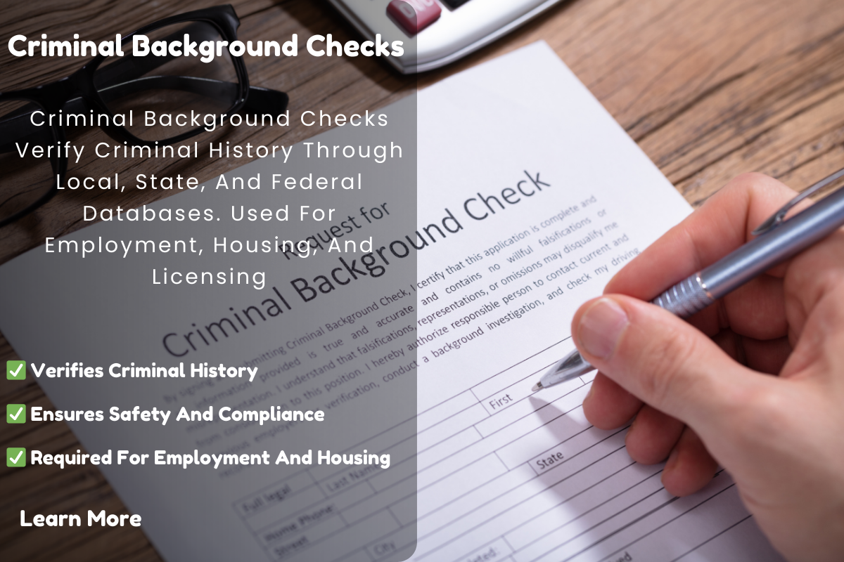 Comprehensive Guide to Criminal Background Checks