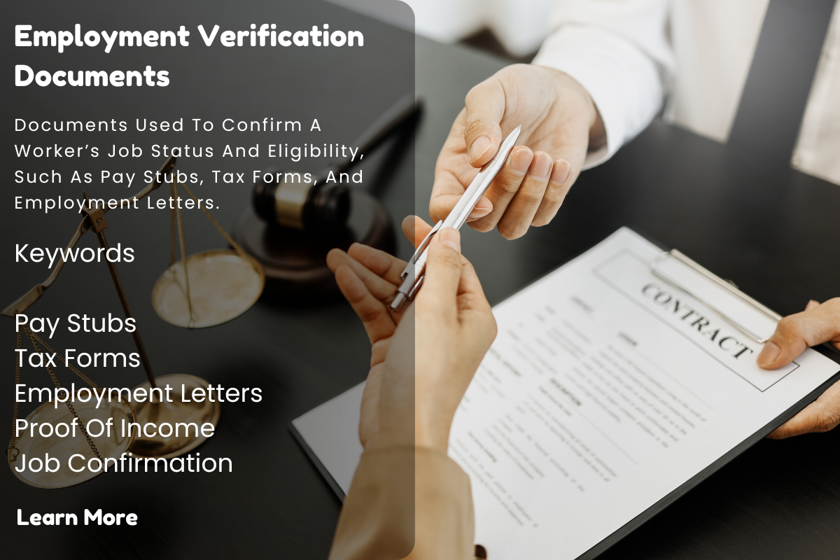 Everything You Need to Know About Employment Verification Documents