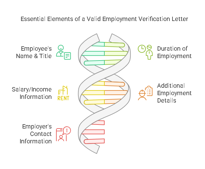 Key Information Included in the Employment Verification Letter