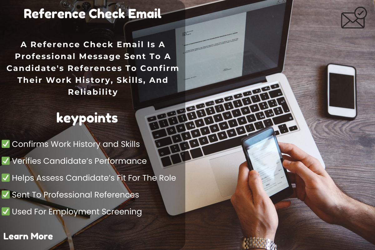 How to Write an Effective Reference Check Email