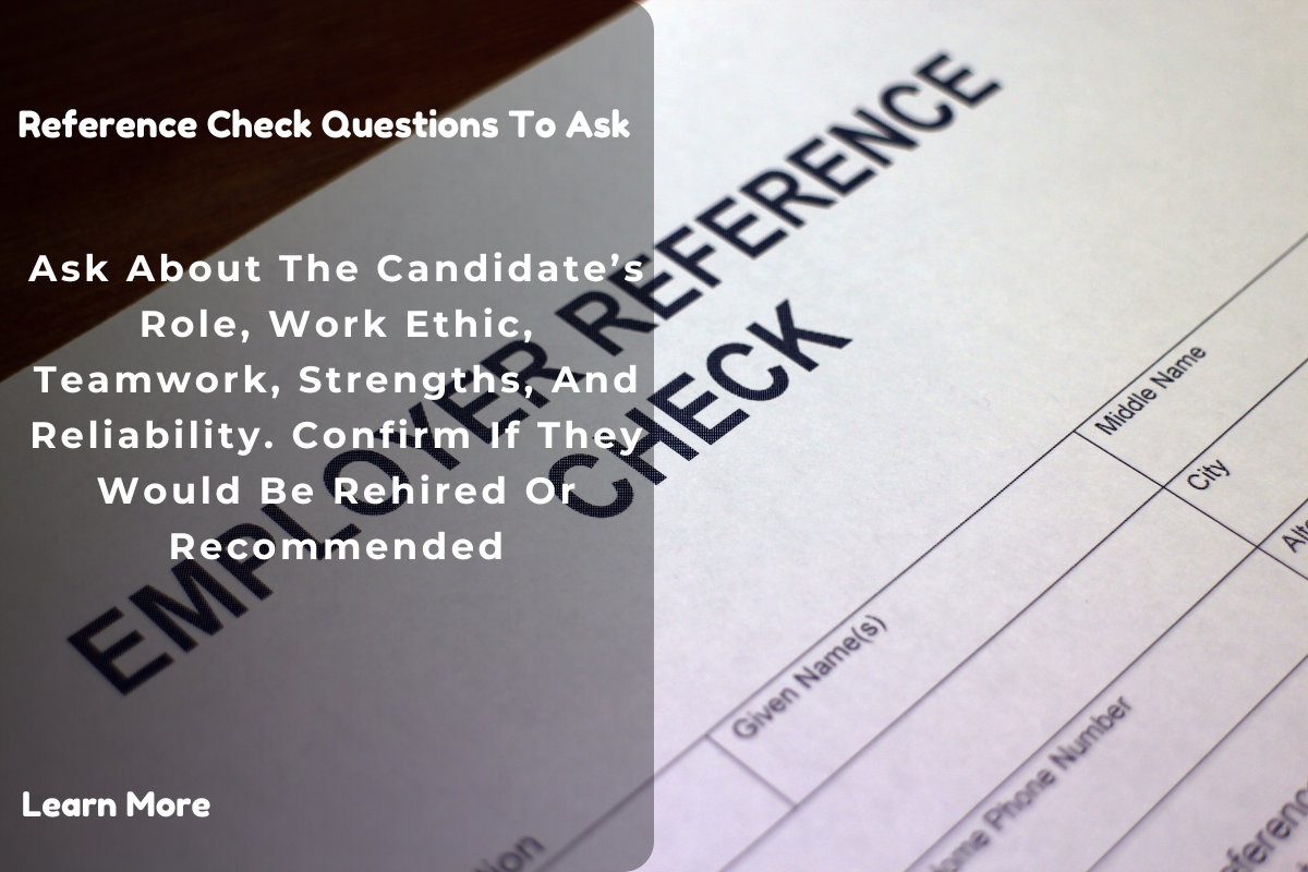 The Ultimate Guide to Questions to Ask for a Reference Check