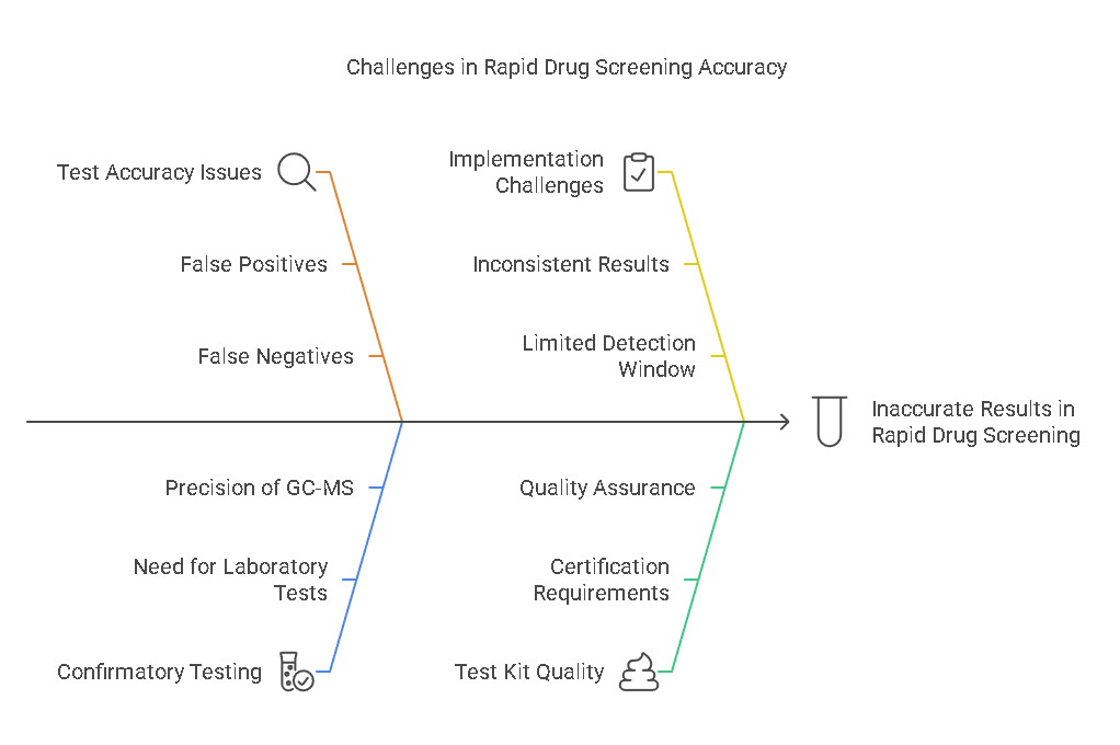 Accuracy and Potential Challenges in Rapid Drug Screening