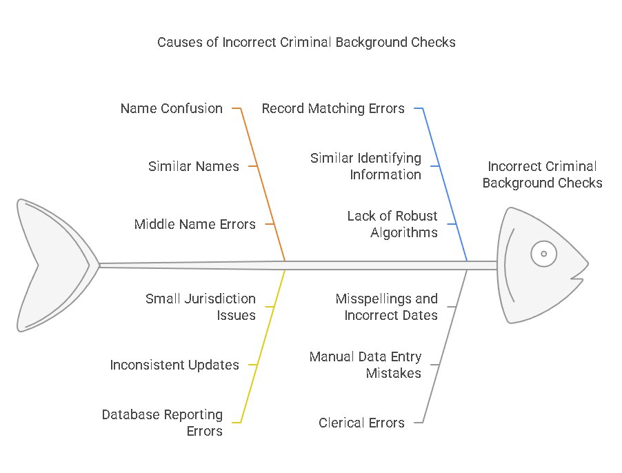 Common Causes of Incorrect Criminal Background Checks