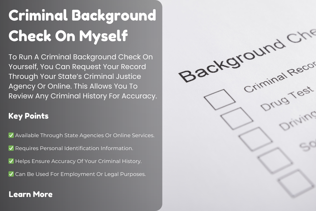 Step-by-Step Guide: How to Check Your Own Criminal Background