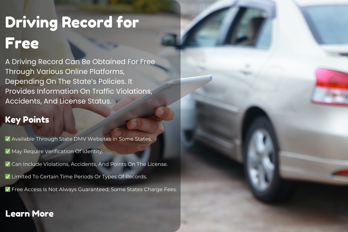 The Ultimate Guide to Checking Your Driving Record for Free