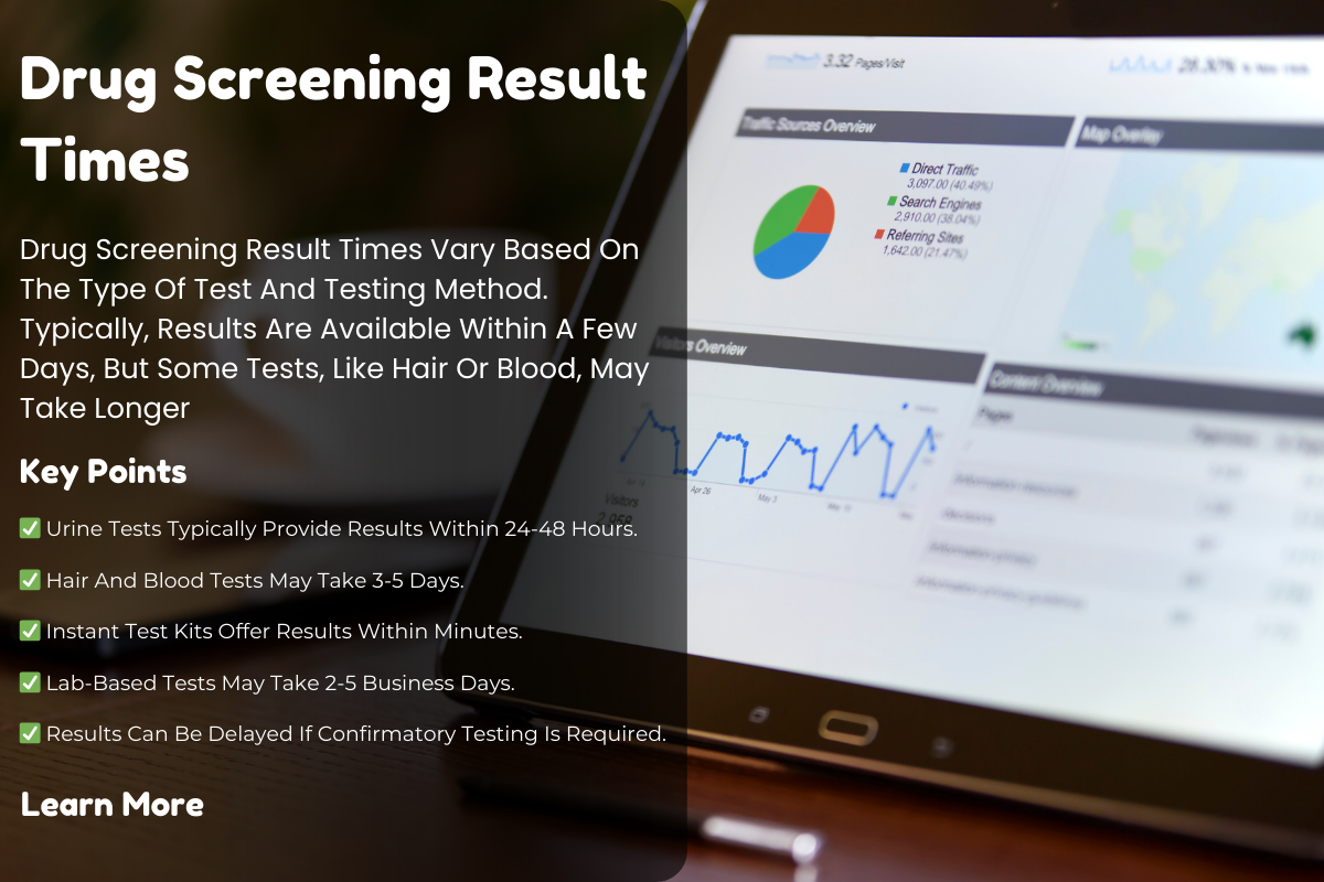 Drug Screening Result Times Factors, Process, and Legal Insights