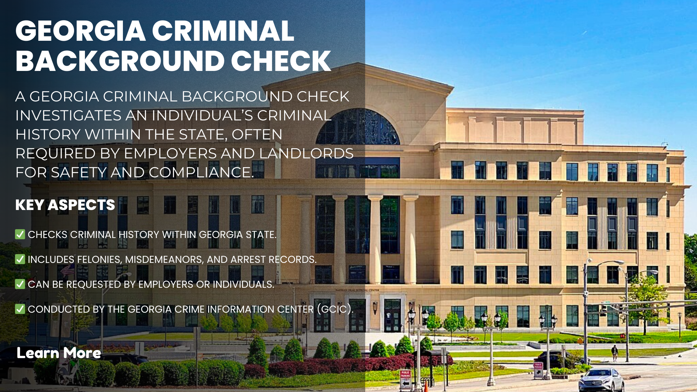 Everything You Need to Know About Georgia Criminal Background Checks