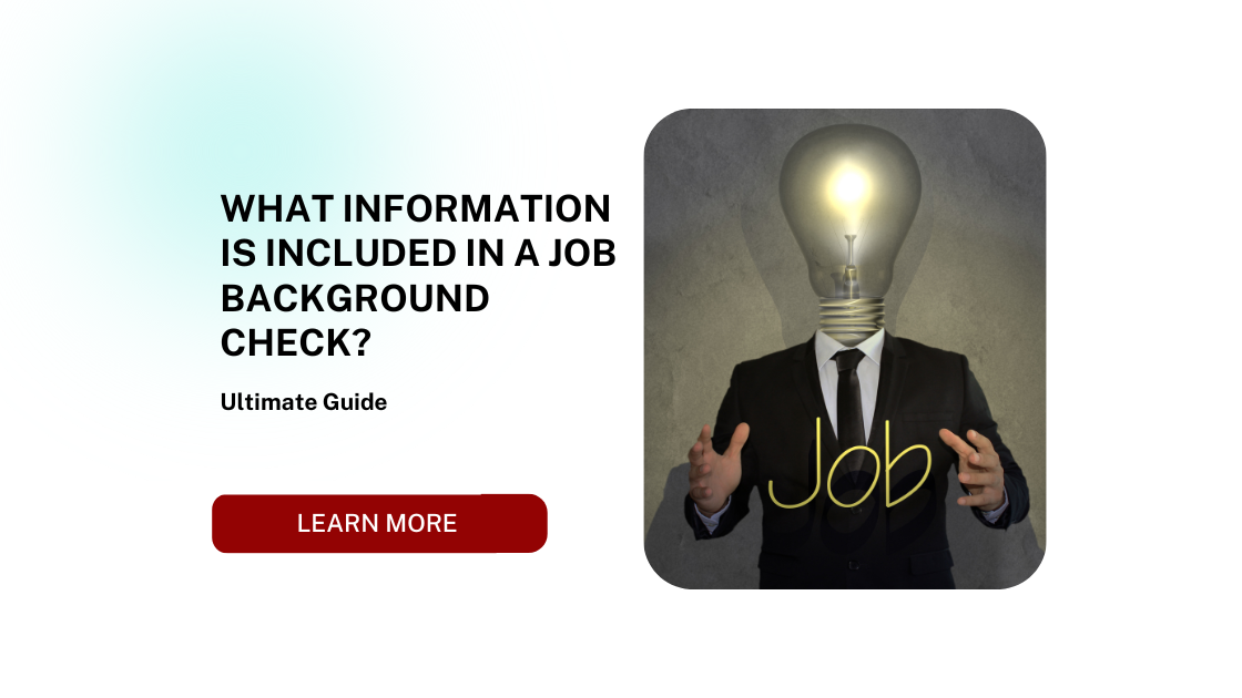 What Information is Included in a Job Background Check?