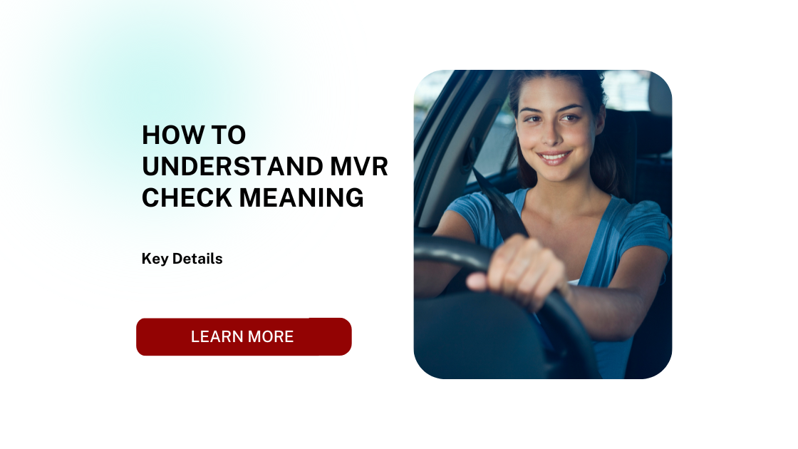 How to Understand MVR Check Meaning