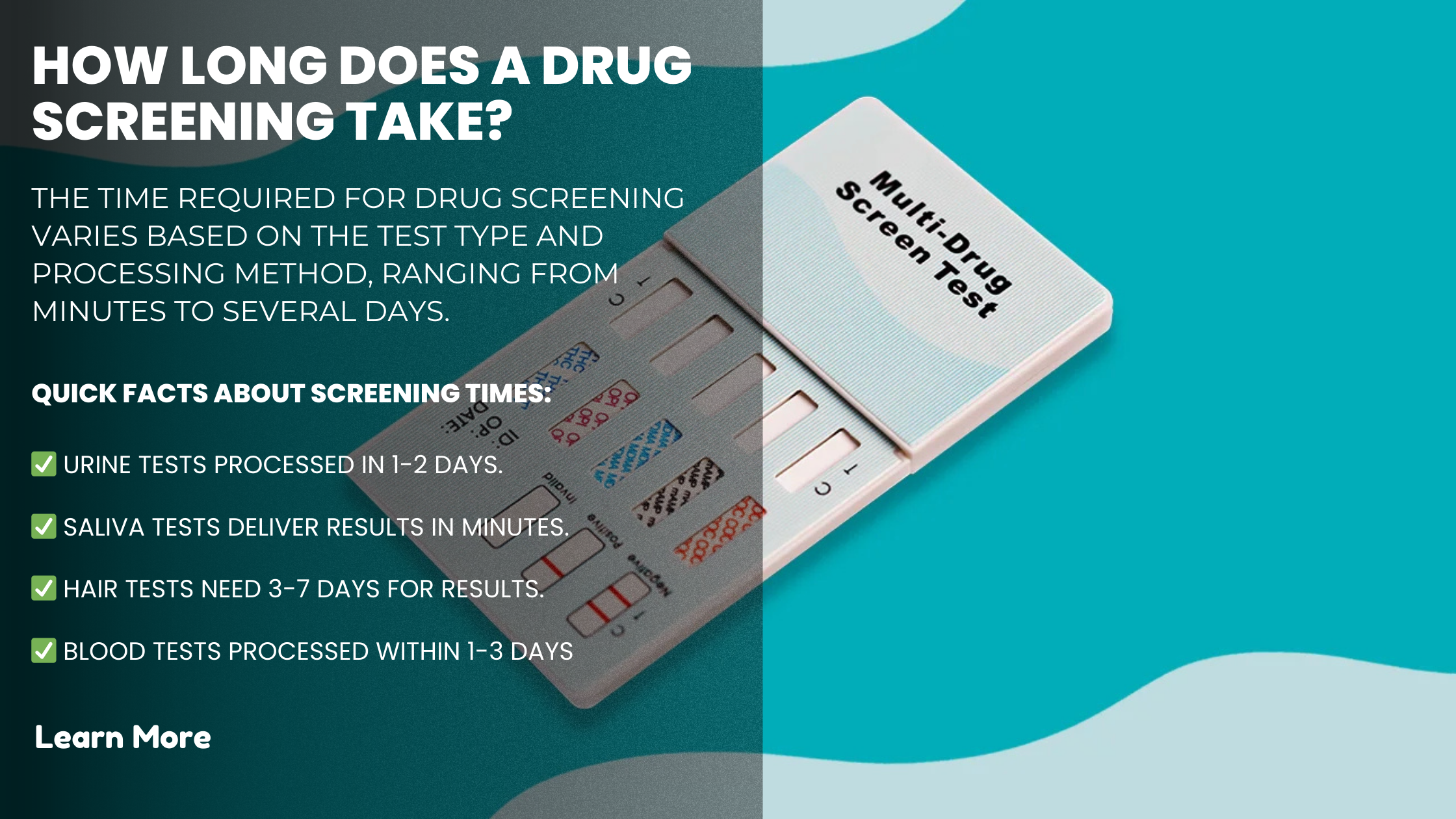 How Long Does a Drug Screening Take? A Comprehensive Guide