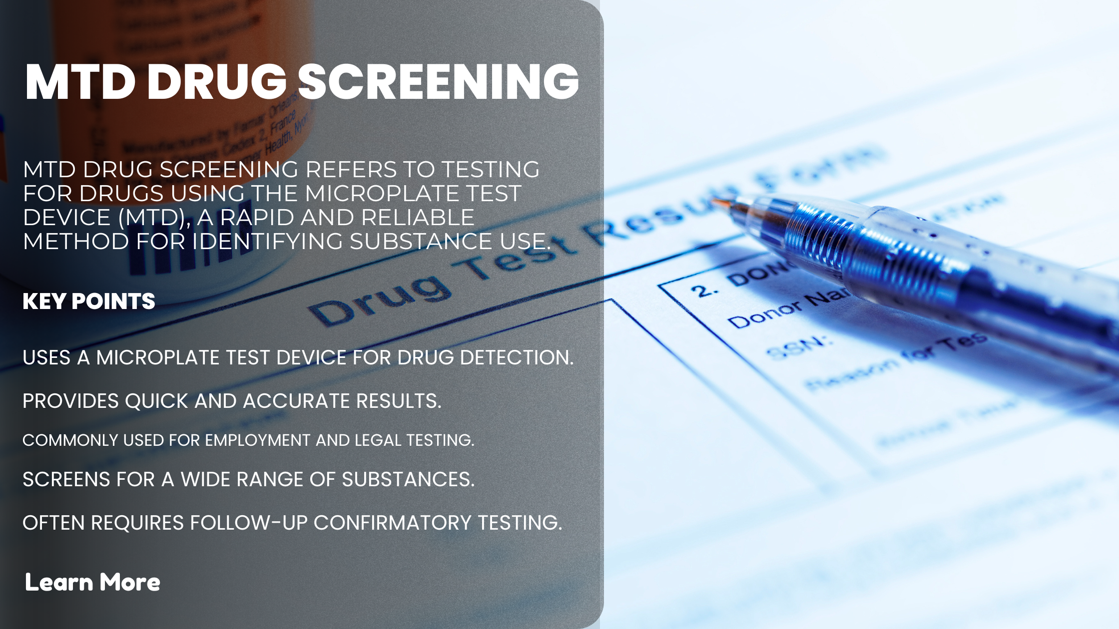 MTD Drug Screening Explained: Everything You Need to Know About Methadone Testing