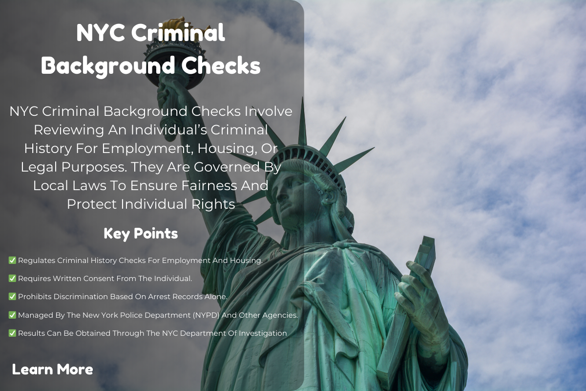 Understanding NYC Criminal Background Checks: Importance and Overview