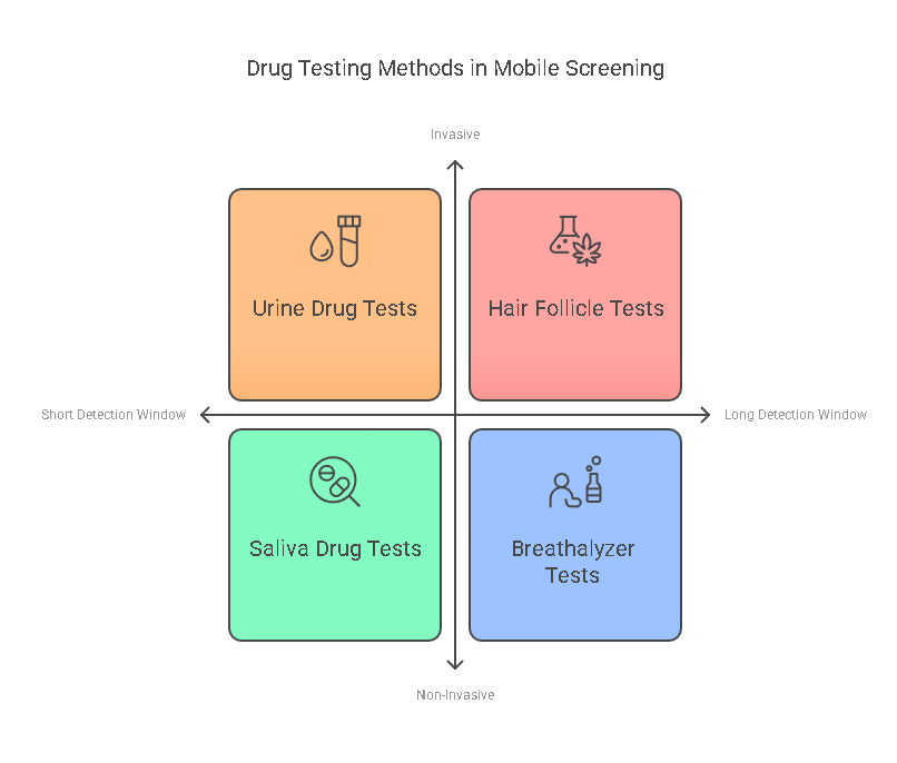 Types of Drug Tests in Mobile Screening