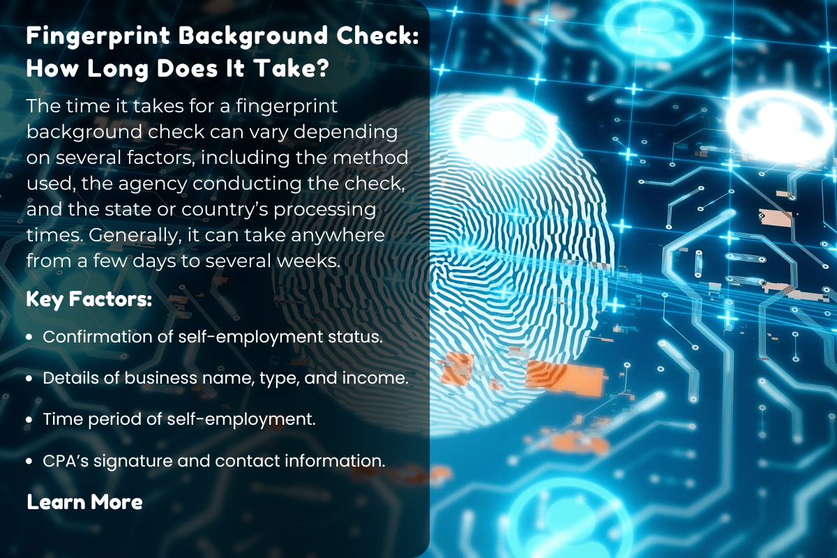 Understanding the Fingerprint Background Check Process and Timeline