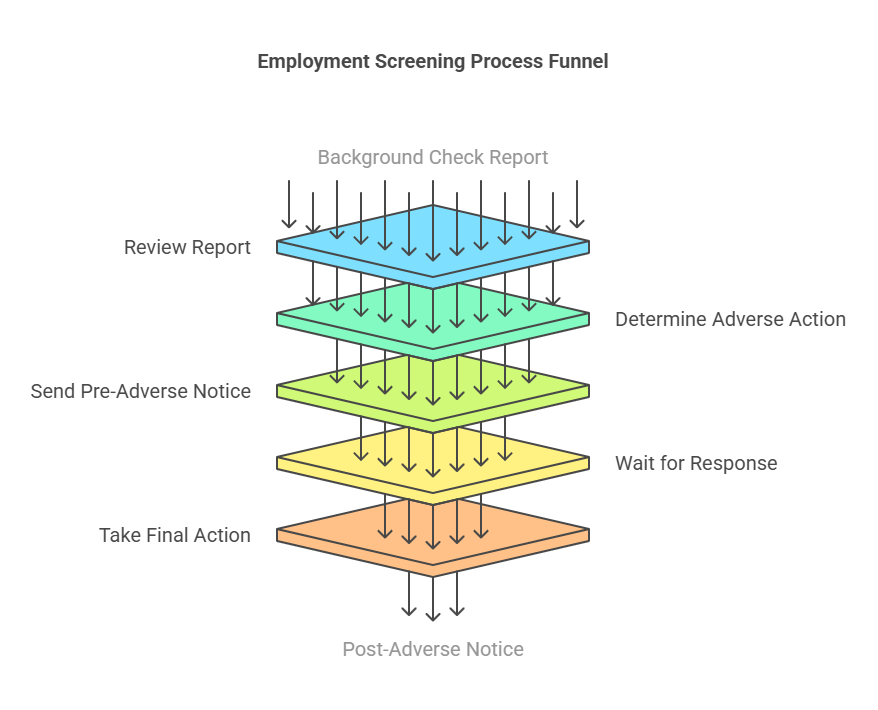 Step-by-Step Process of Issuing a Pre-Adverse Action Notice